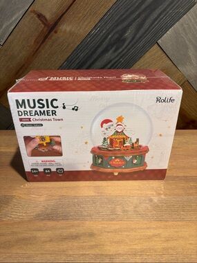 Rolife- Music Dreamer Christmas Town DIY Globe - NEW in Box